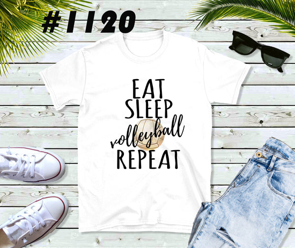 #1120 Eat Sleep Vollyball