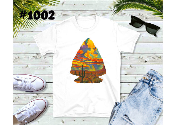 #1002 Southwestern Arrowhead Sublimation Graphic T-Shirt