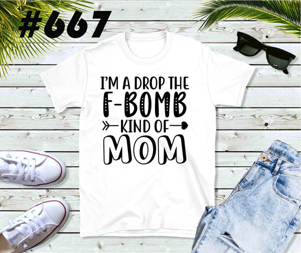 667 F Bomb Mom Graphic T-shirt