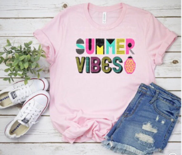 Summer Vibes Screen Print RTS