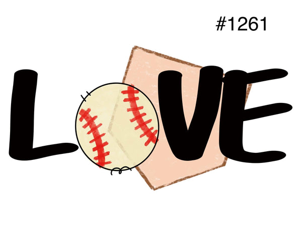 #1261 Love Baseball
