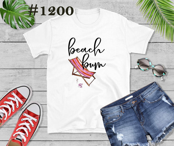 #1200 Beach Bum Graphic T-shirt