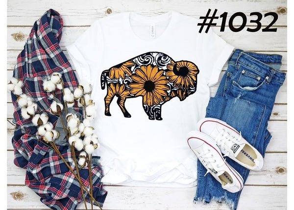 #1032 Sunflower Buffalo