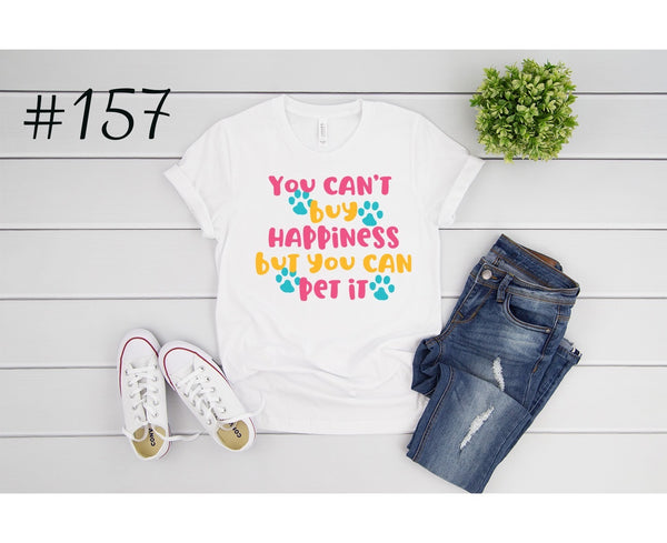 #157 Pet Happiness Sublimation Graphic T-Shirt