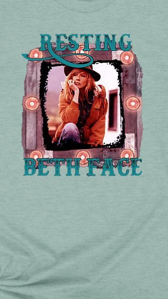 Yellowstone Resting Beth Face Screen Print RTS