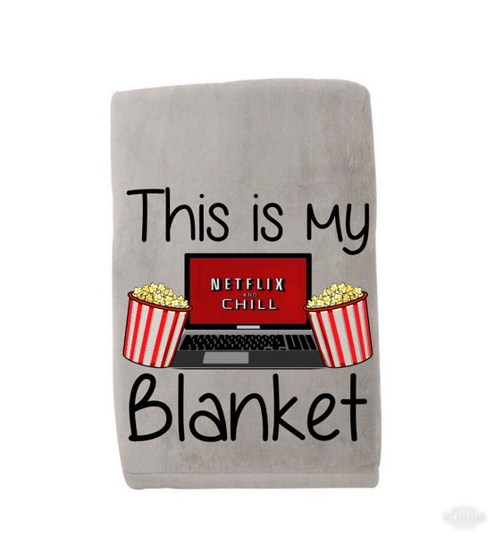 This Is My Netflix Blanket Sublimation Transfer