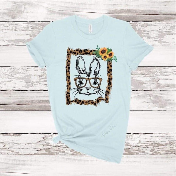 Framed Bunny With Glasses Screenprint RTS