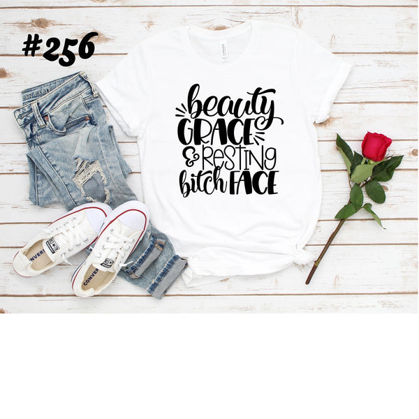 #256 Beauty Grace & RBF Graphic T-shirt