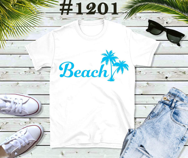 #1201 Beach Graphic T-shirt