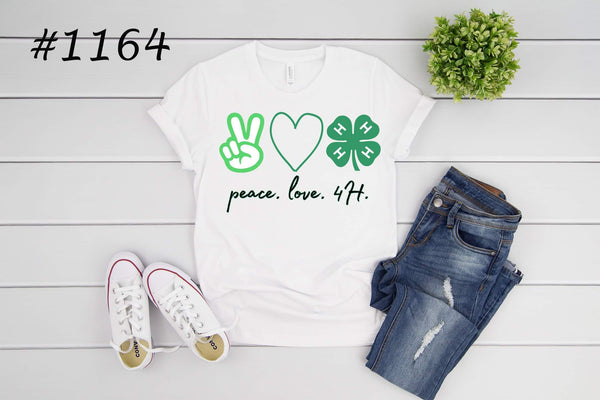 #1164 Peace Love 4H
