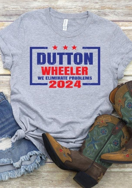 Yellowstone Dutton Wheeler Campaign Screenprint RTS