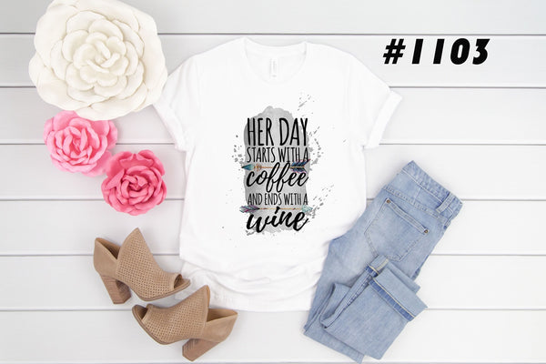 #1103 Her Day Starts With Coffee