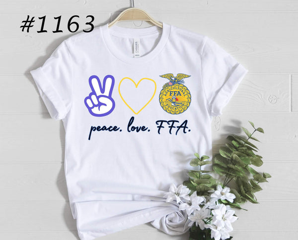 #1163 Peace Love FFA