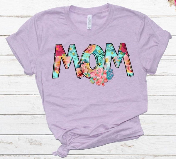 Mom Floral Screenprint RTS